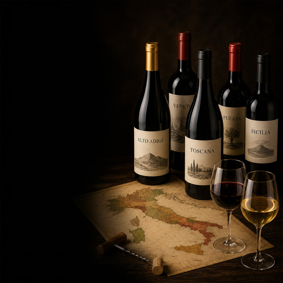 WEINPROBE Italien von Nord nach Süd - VINORI Weinhandlung und Vinothek