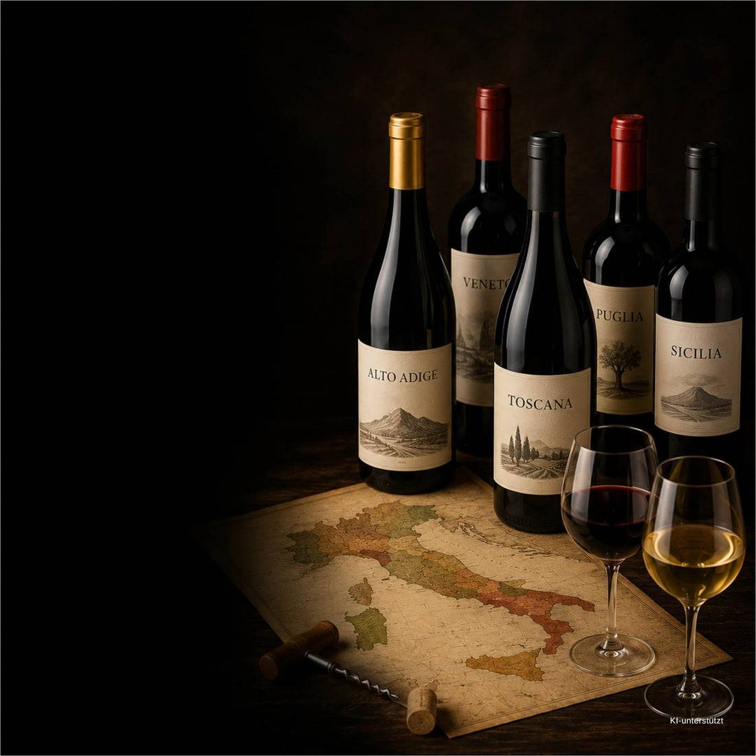 WEINPROBE Italien von Nord nach Süd - VINORI Weinhandlung und Vinothek